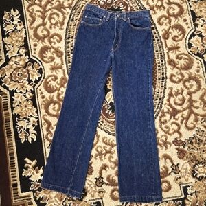 Vintage 70s Levi's Rare Blue Denim Jeans Pants 1970s Retro Boot Cut Flare